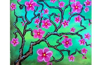 Paint Nite: Springtime Cherry Blossom